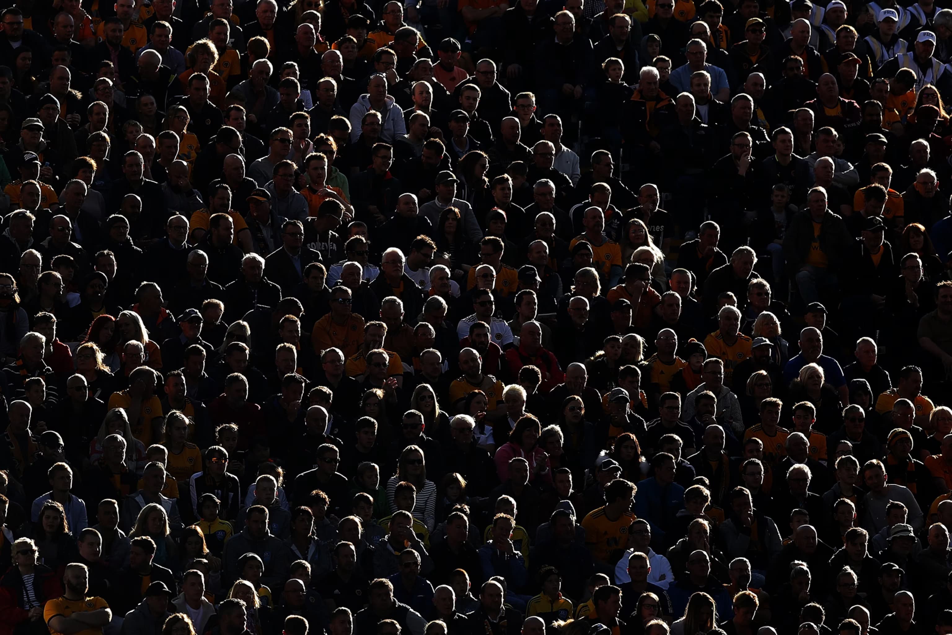 Crowded public space